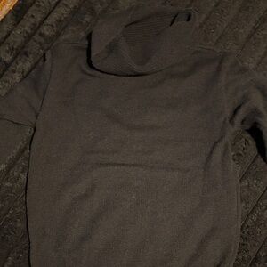 Elegant Black Turtleneck Sweater for Women